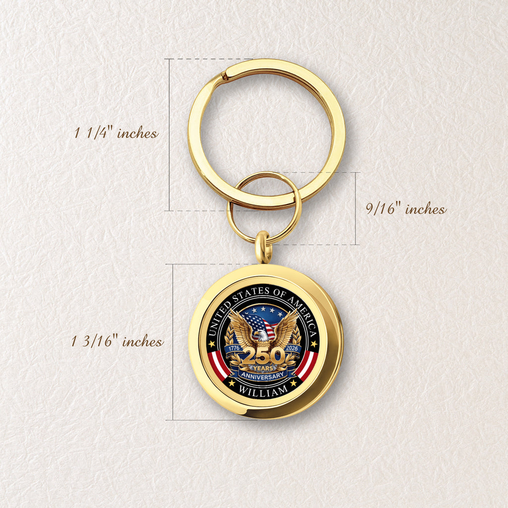 250th Anniversary Keychain
