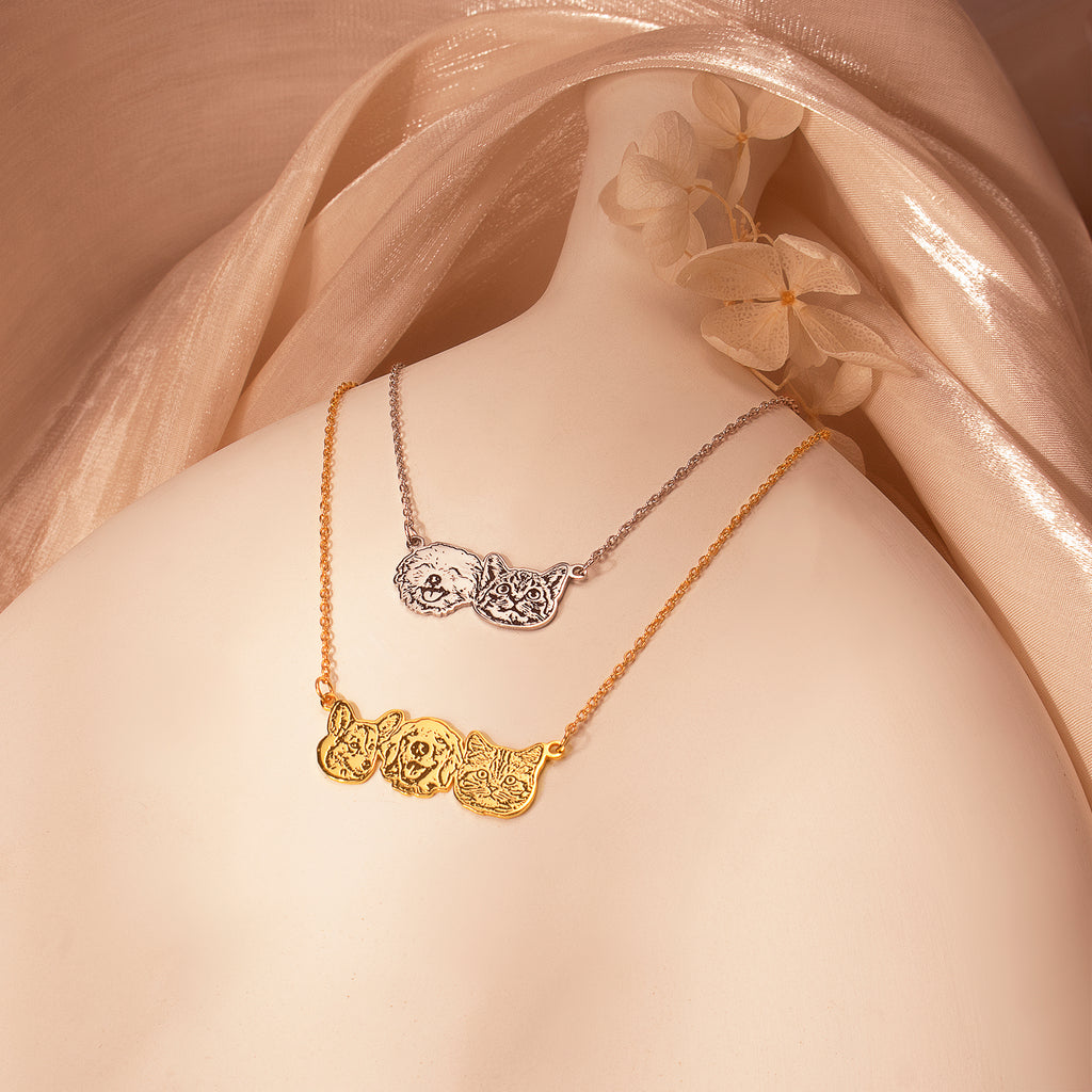 Pet Portrait Necklace