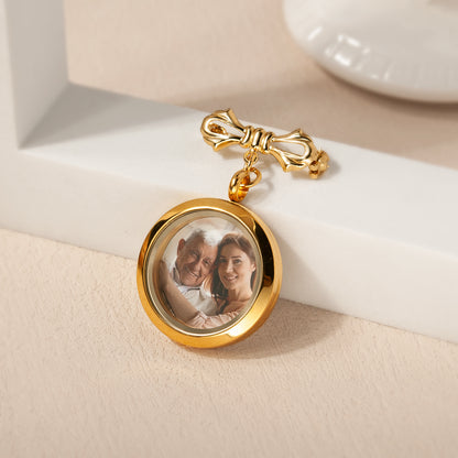 Personalized Custom Photo Locket Wedding Bouquet Charm