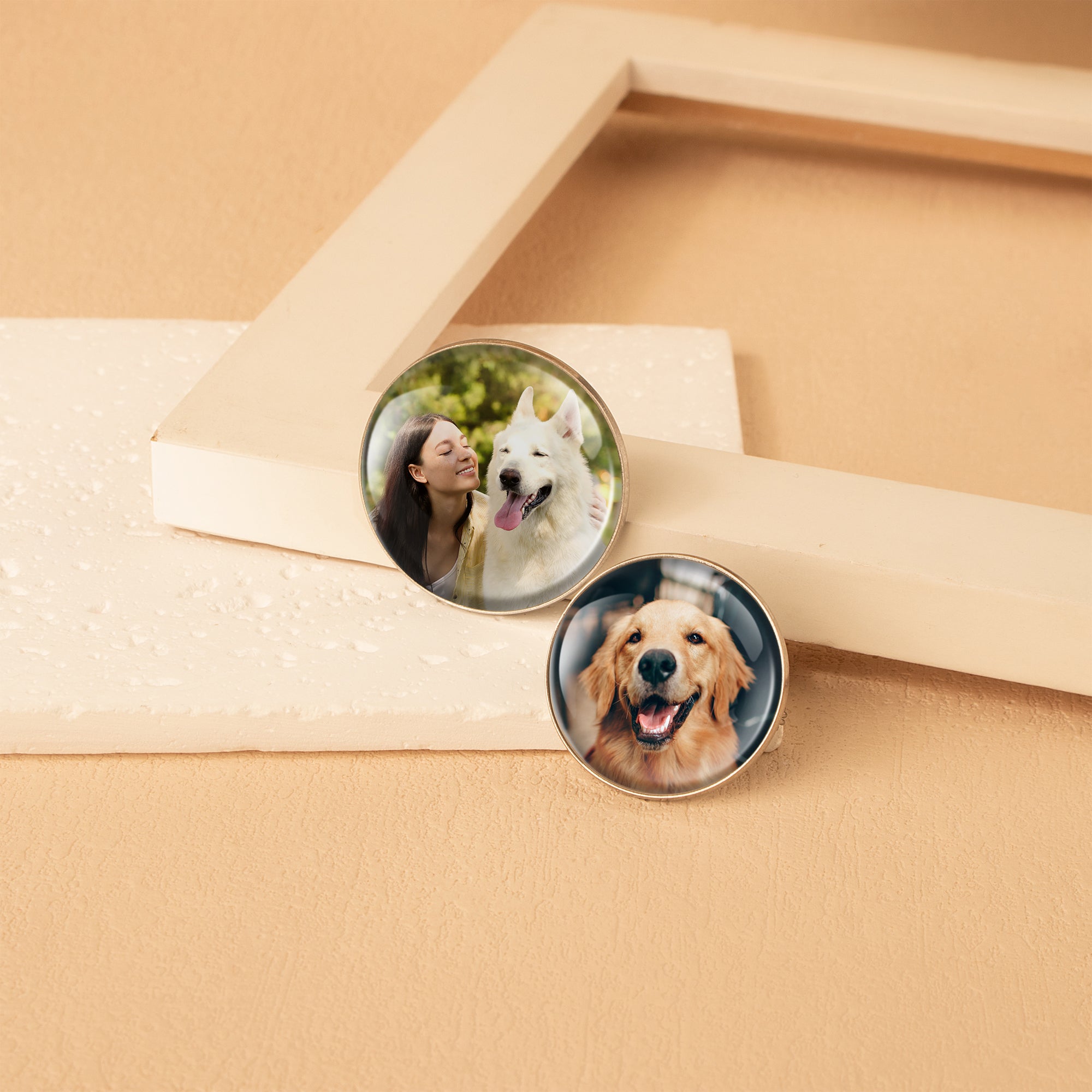 Custom Round Photo Pin