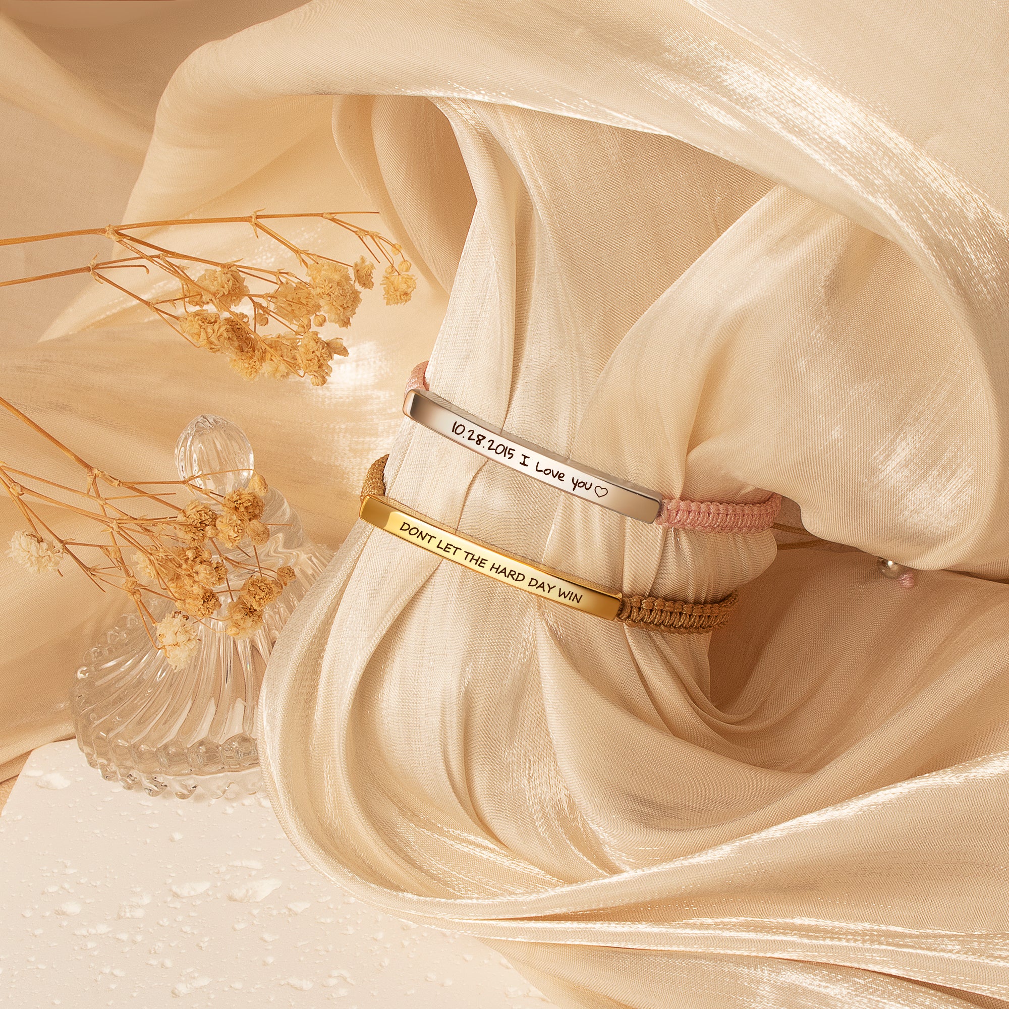 Braided Curved Tube Bracelet