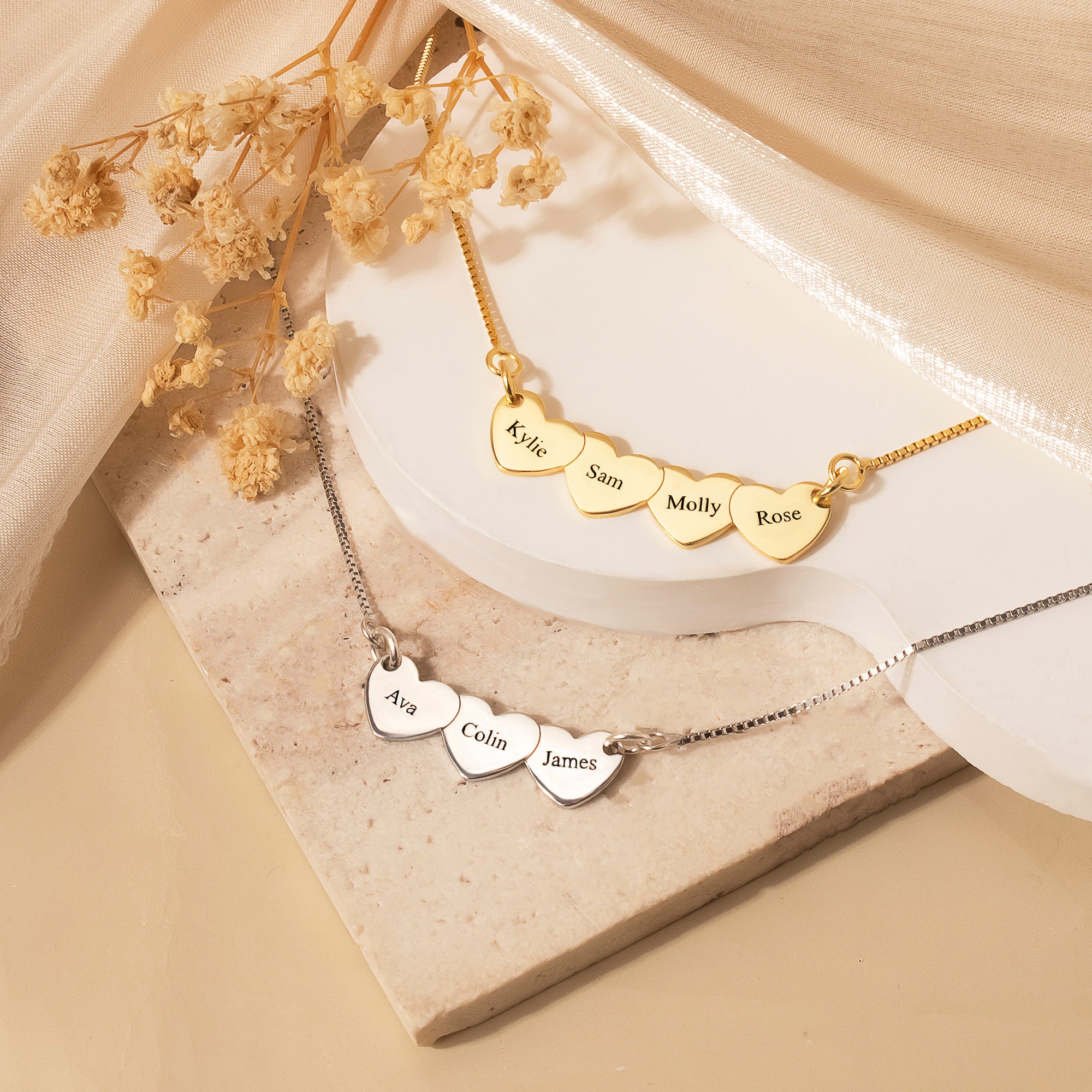 Personalized Heart Necklace