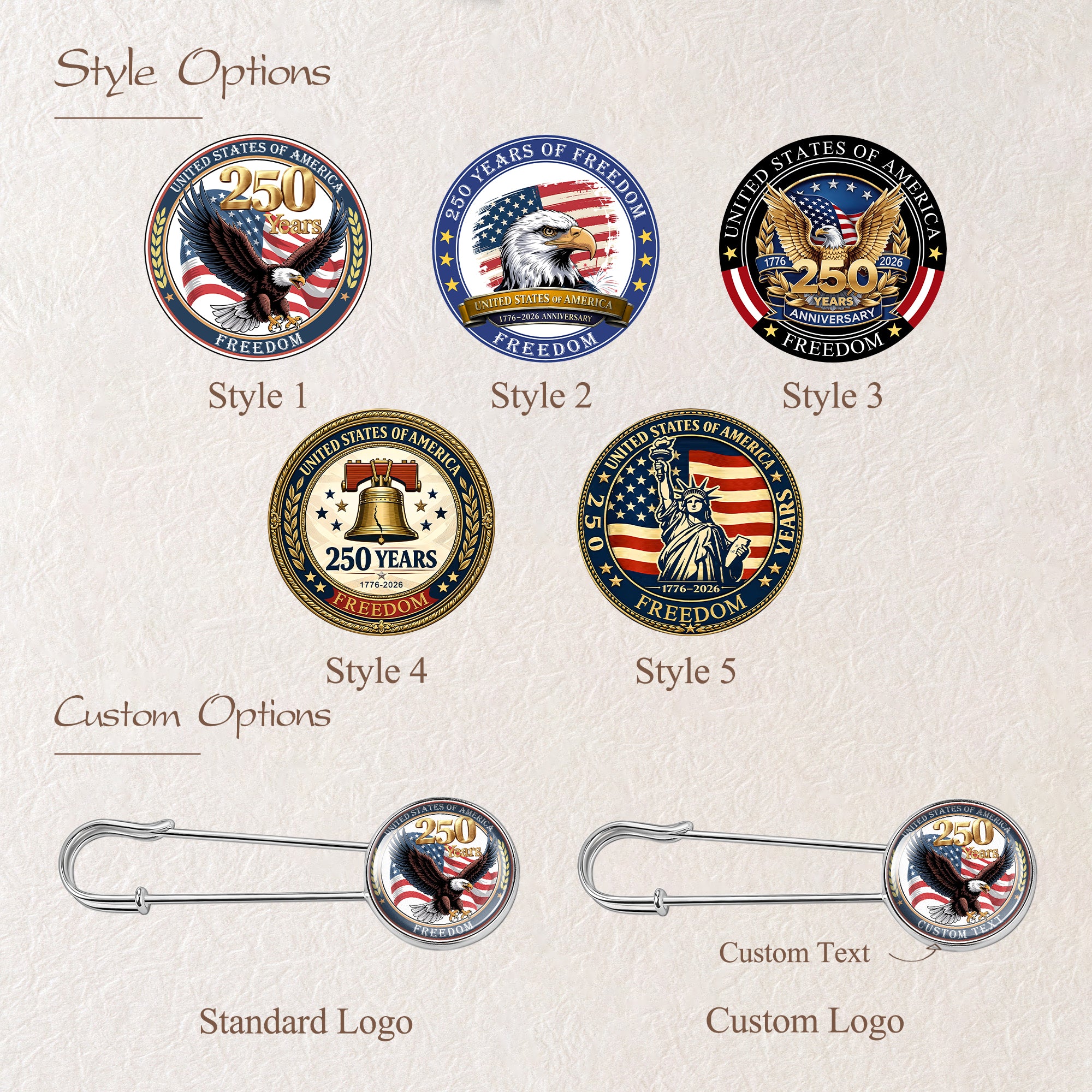 250th Anniversary Long Pin
