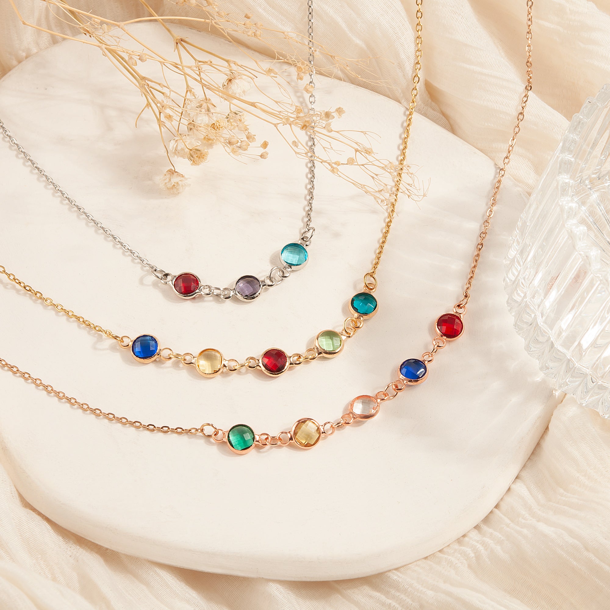Birthstone Connecter Necklace