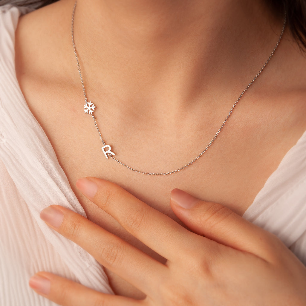 Personalized Charms and Birthstone Necklace