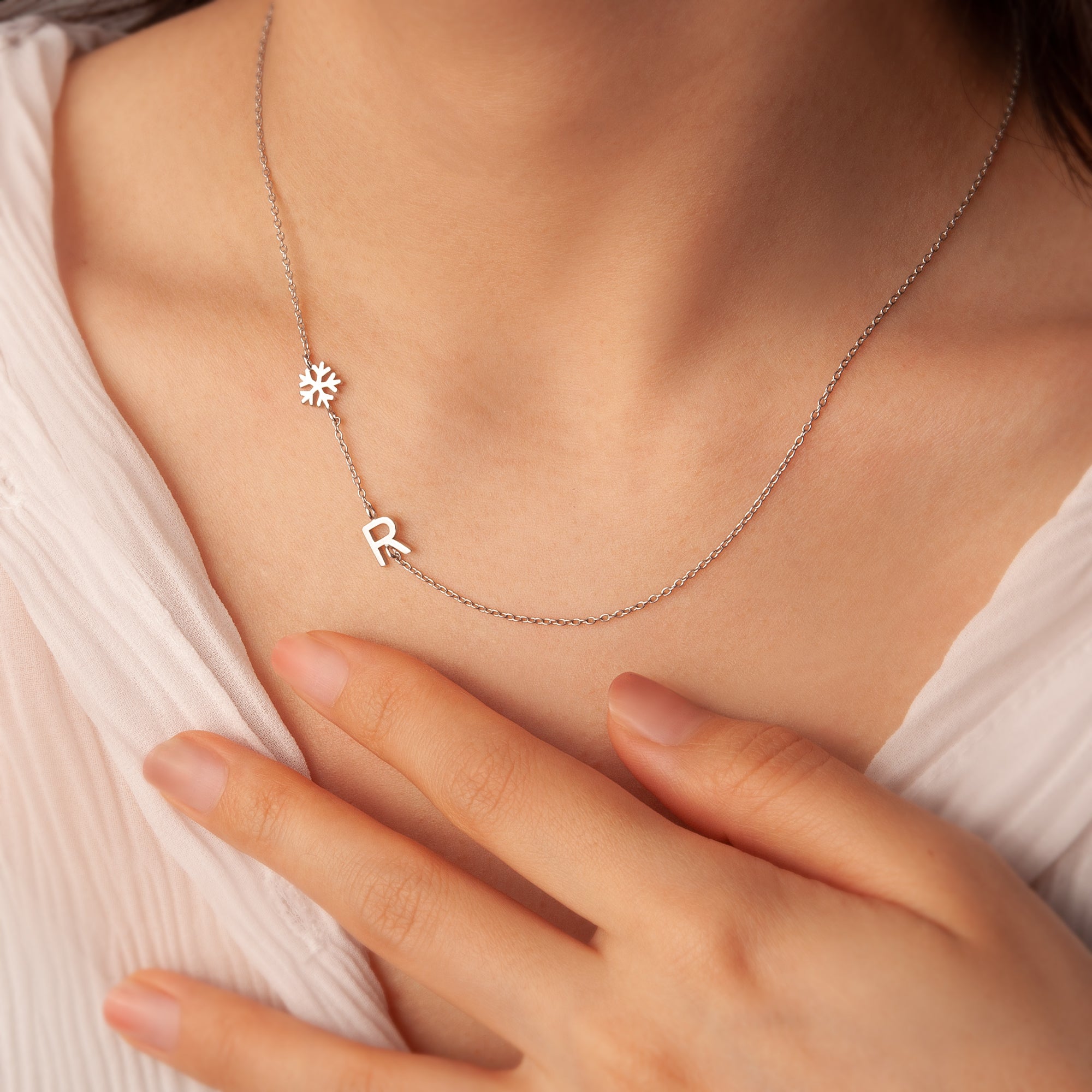 Personalized Charms and Birthstone Necklace