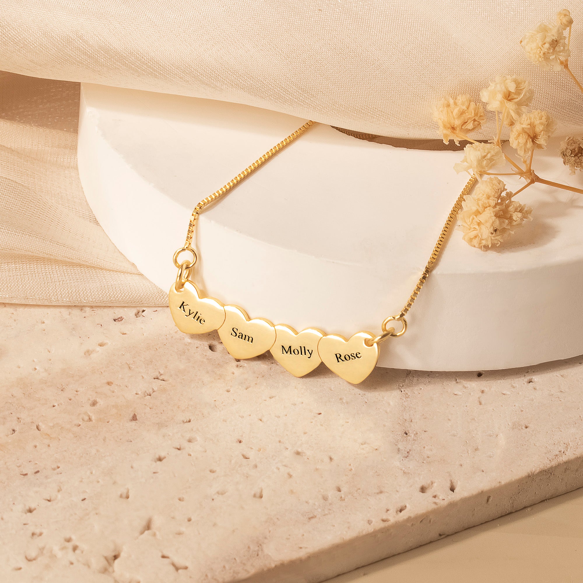 Personalized Heart Necklace