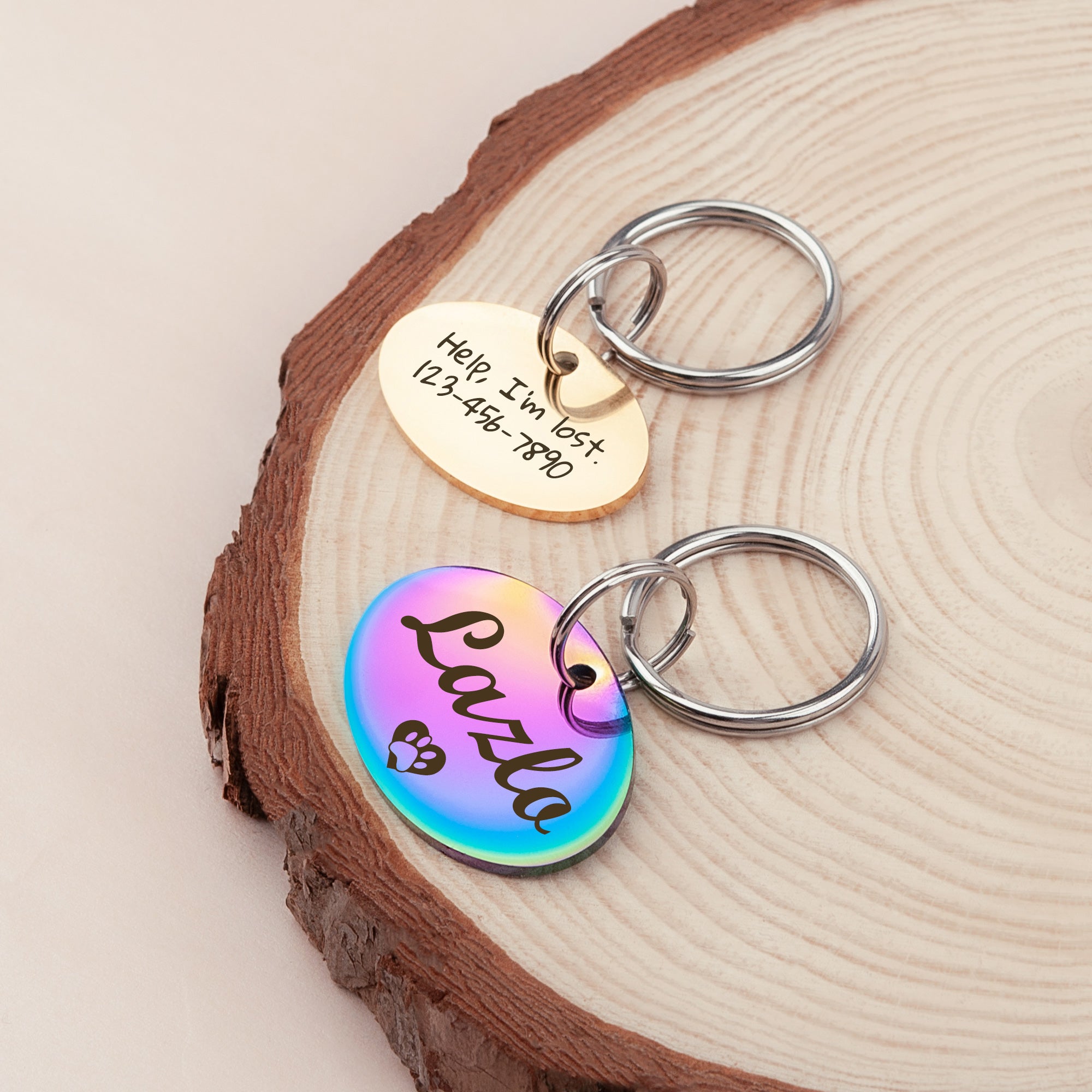 Oval Pet ID Dog Tag
