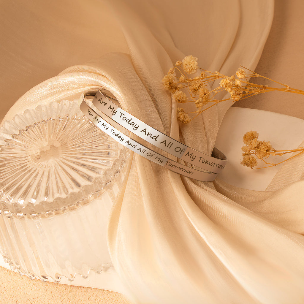 Custom Matching Cuff Bangle Set