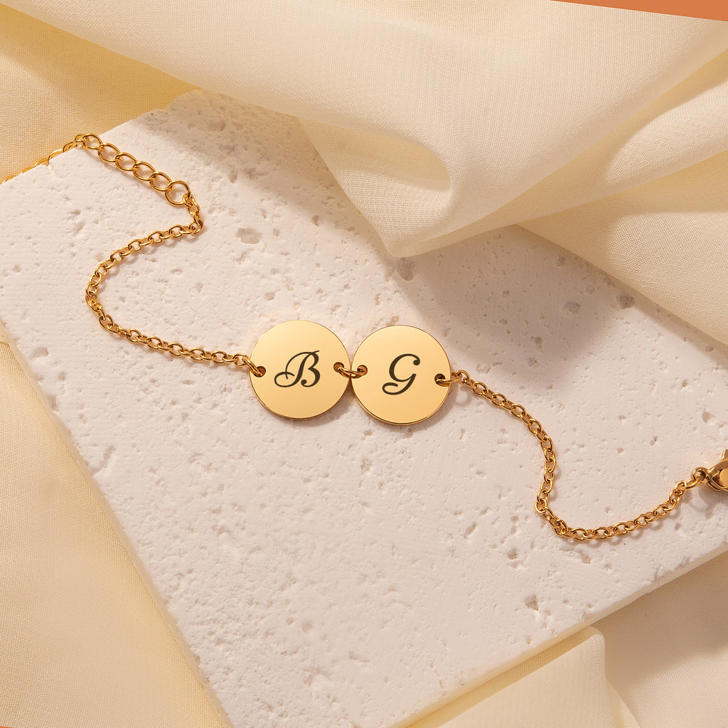 Personalized Multi-Charm Bracelet