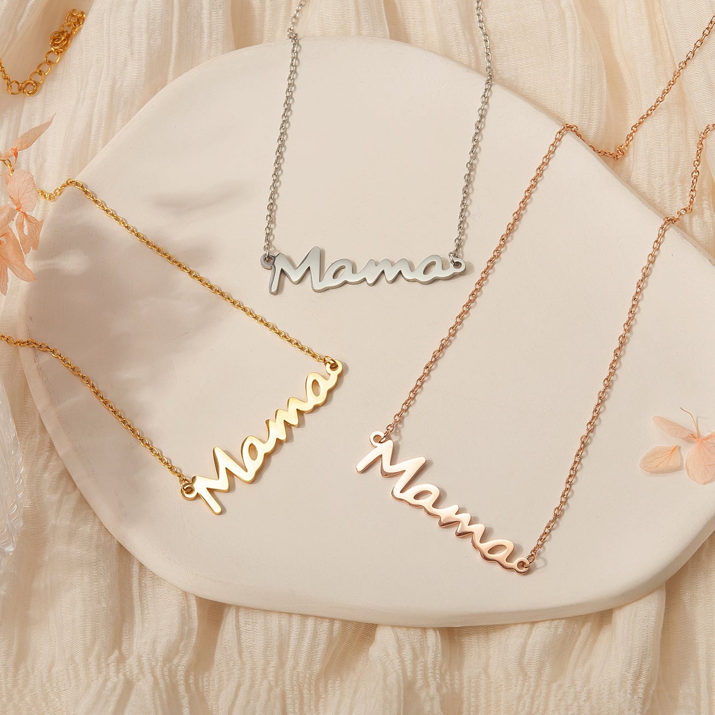 "To my Beautiful Mom" Mama Necklace Gift Set