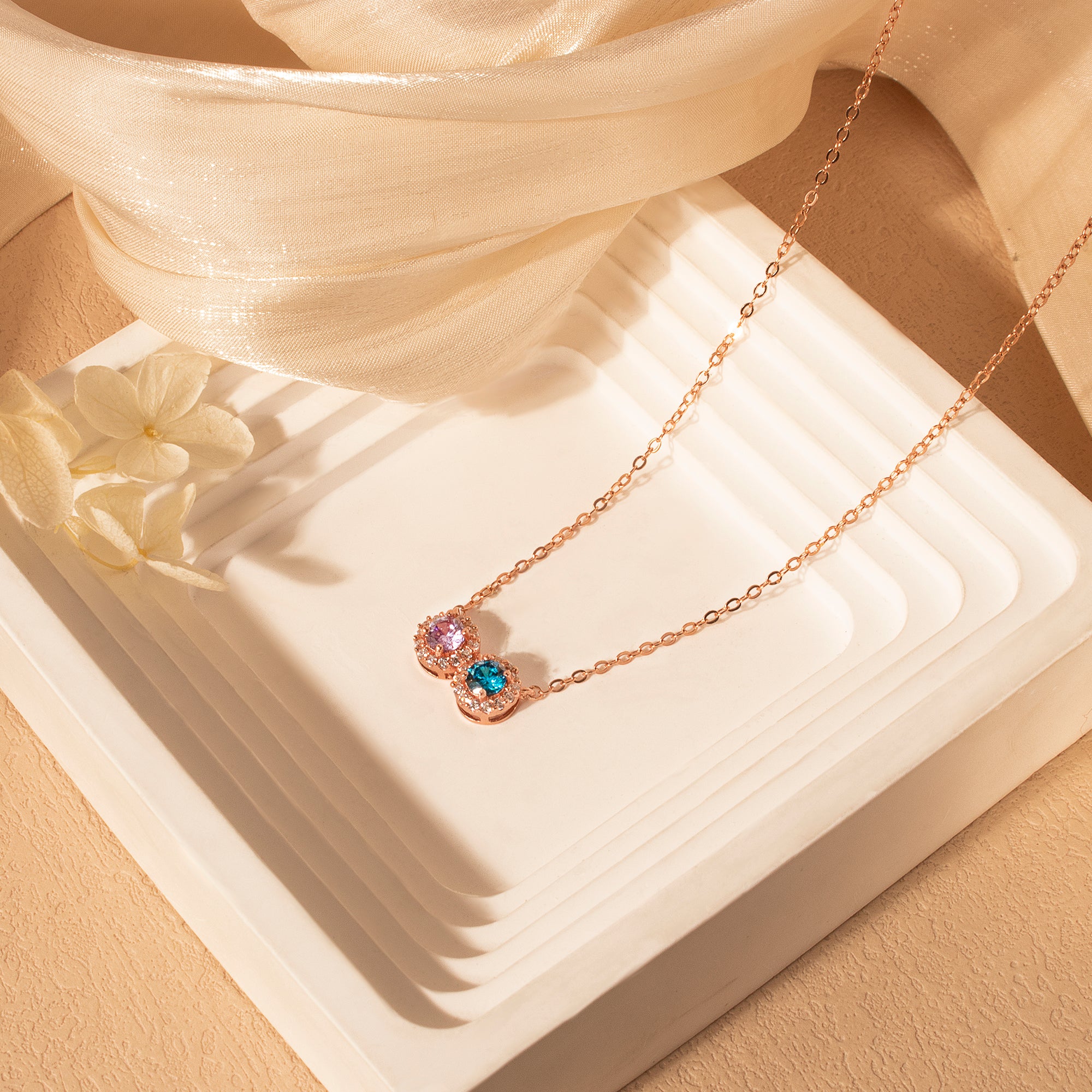 Sparkling Birthstone Necklace