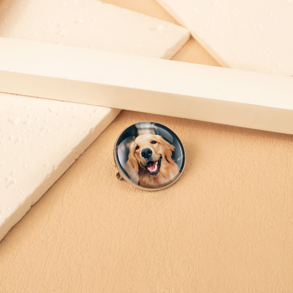 Custom Round Photo Pin