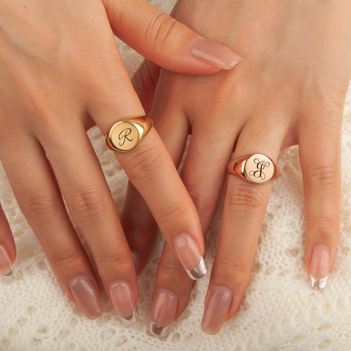 Custom Unisex Stainless Steel Signet Ring