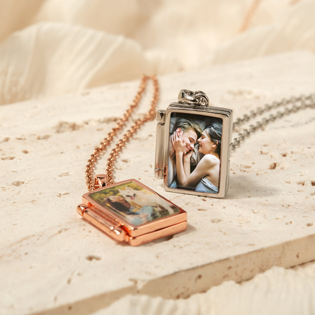 Personalized Photo Locket Necklace