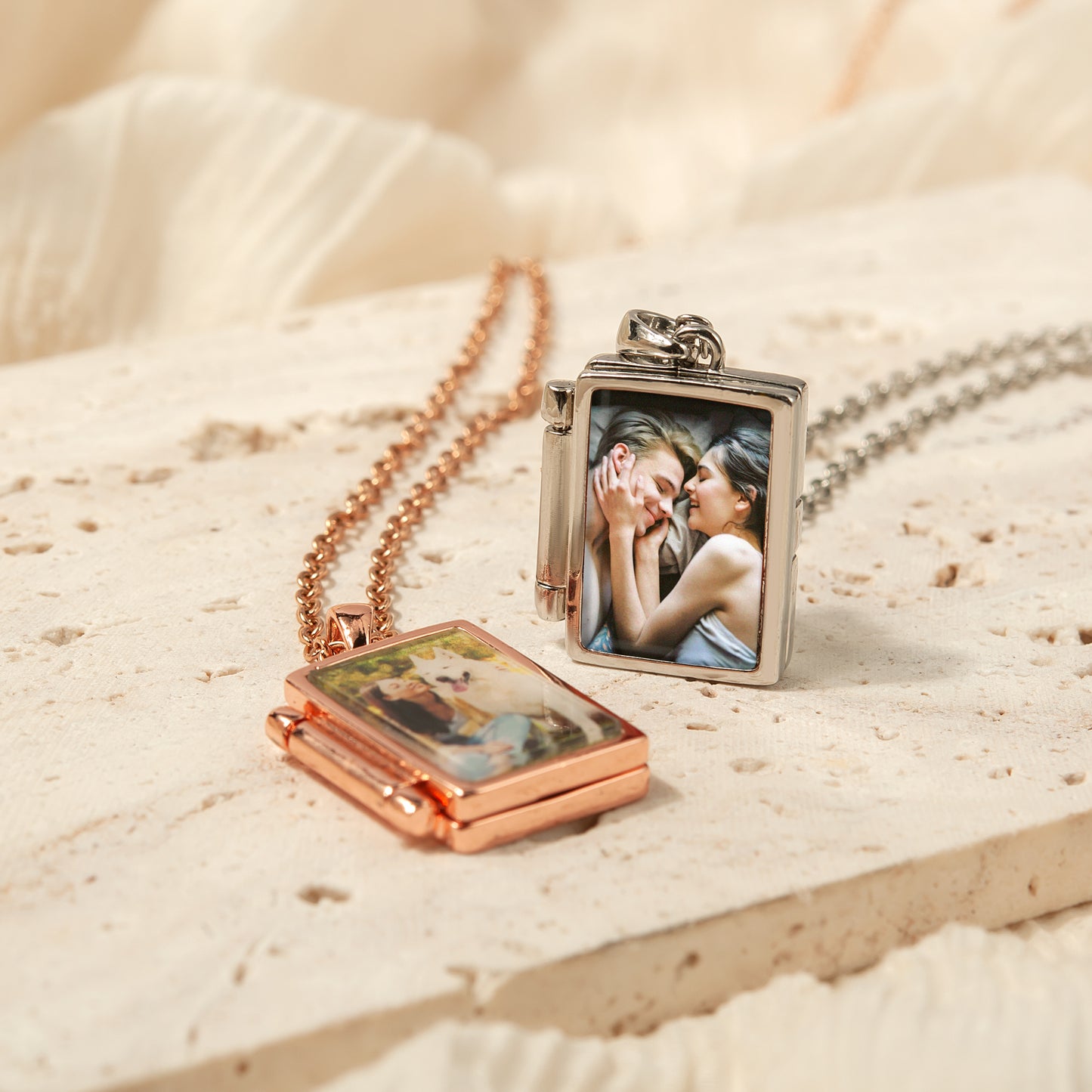 Personalized Locket-Style Picture Necklace