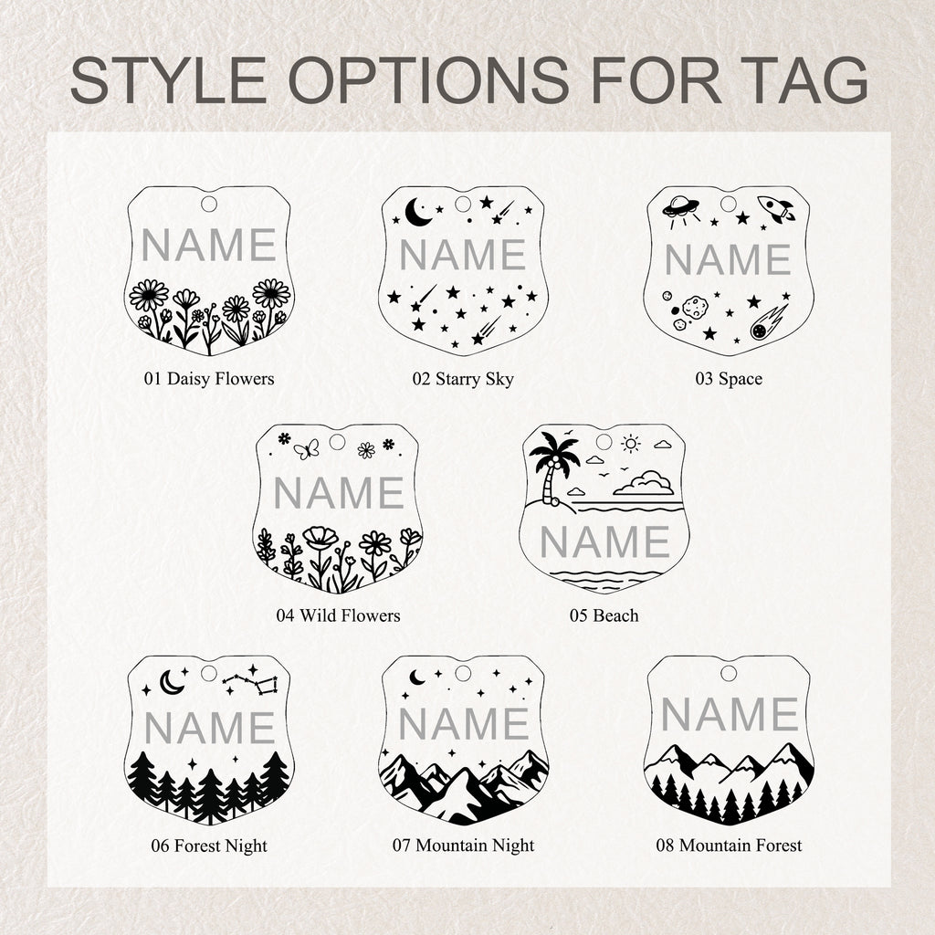 Personalized Shield Stainless Steel Pet ID Tag