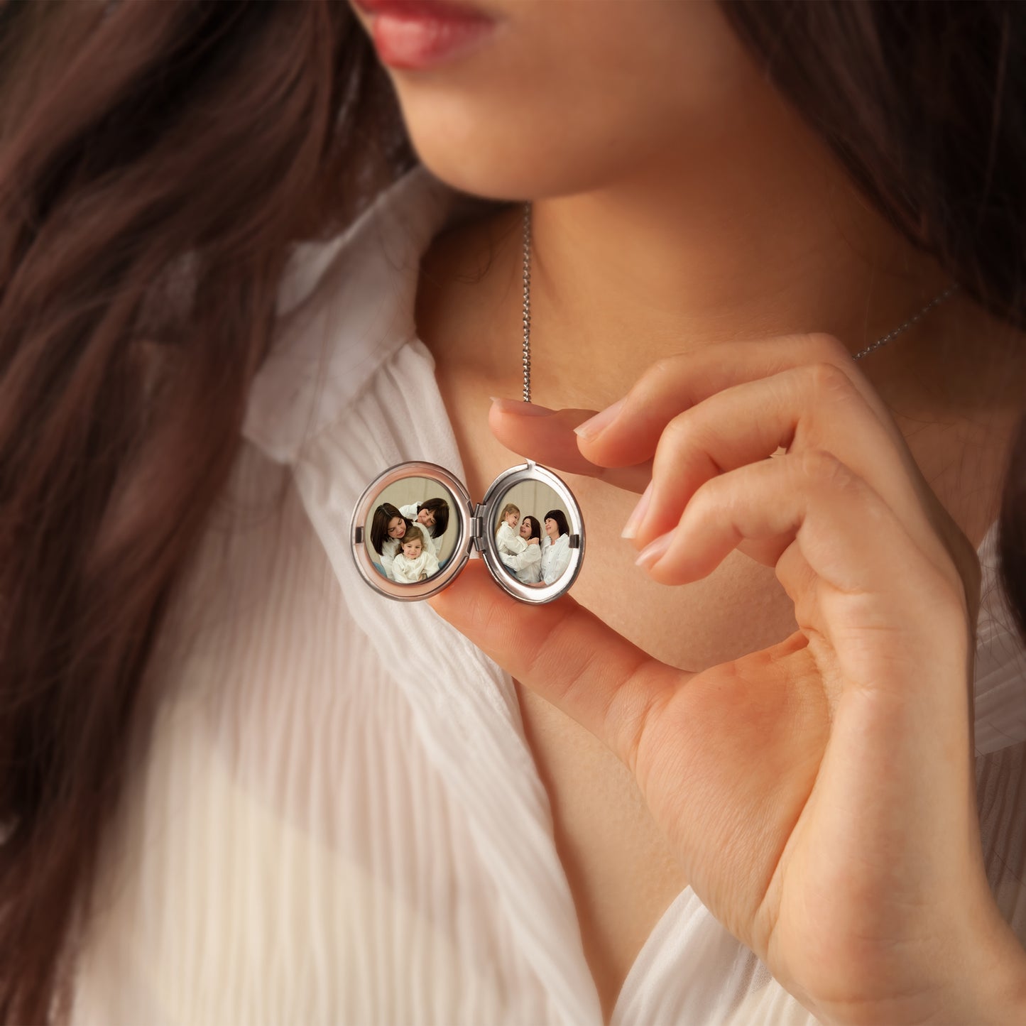 Build Your Own Bouquet Photo Locket Necklace