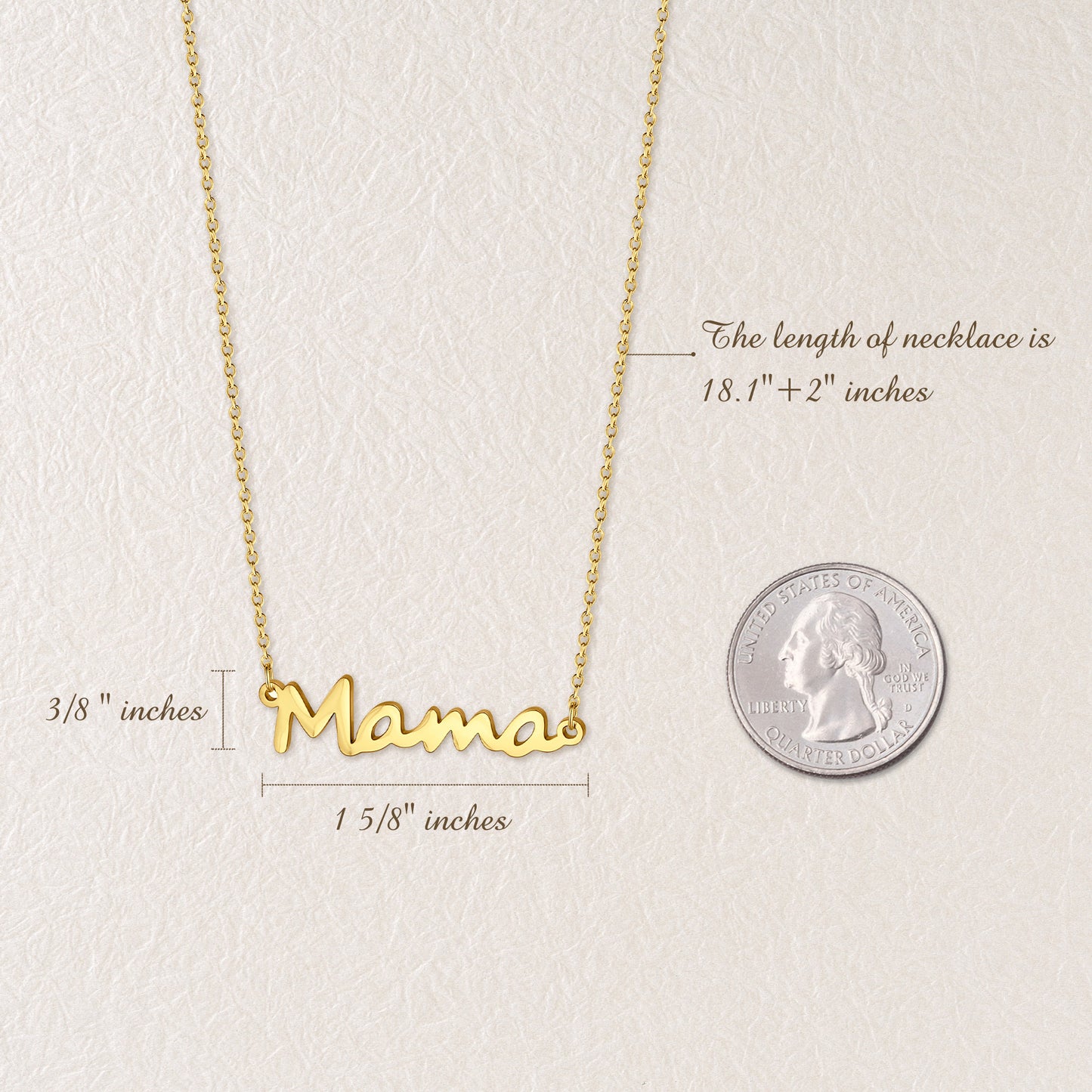 To an Amazing New Mom Mama Necklace Gift Set