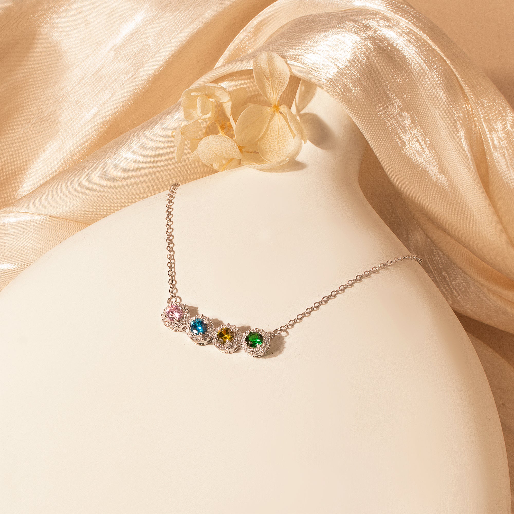 Sparkling Birthstone Necklace