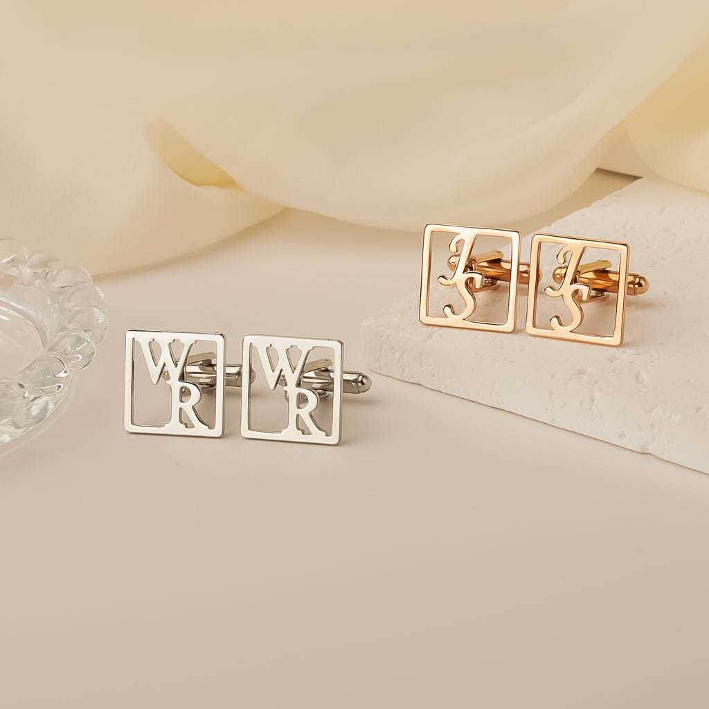 Custom Initial Cuff Links