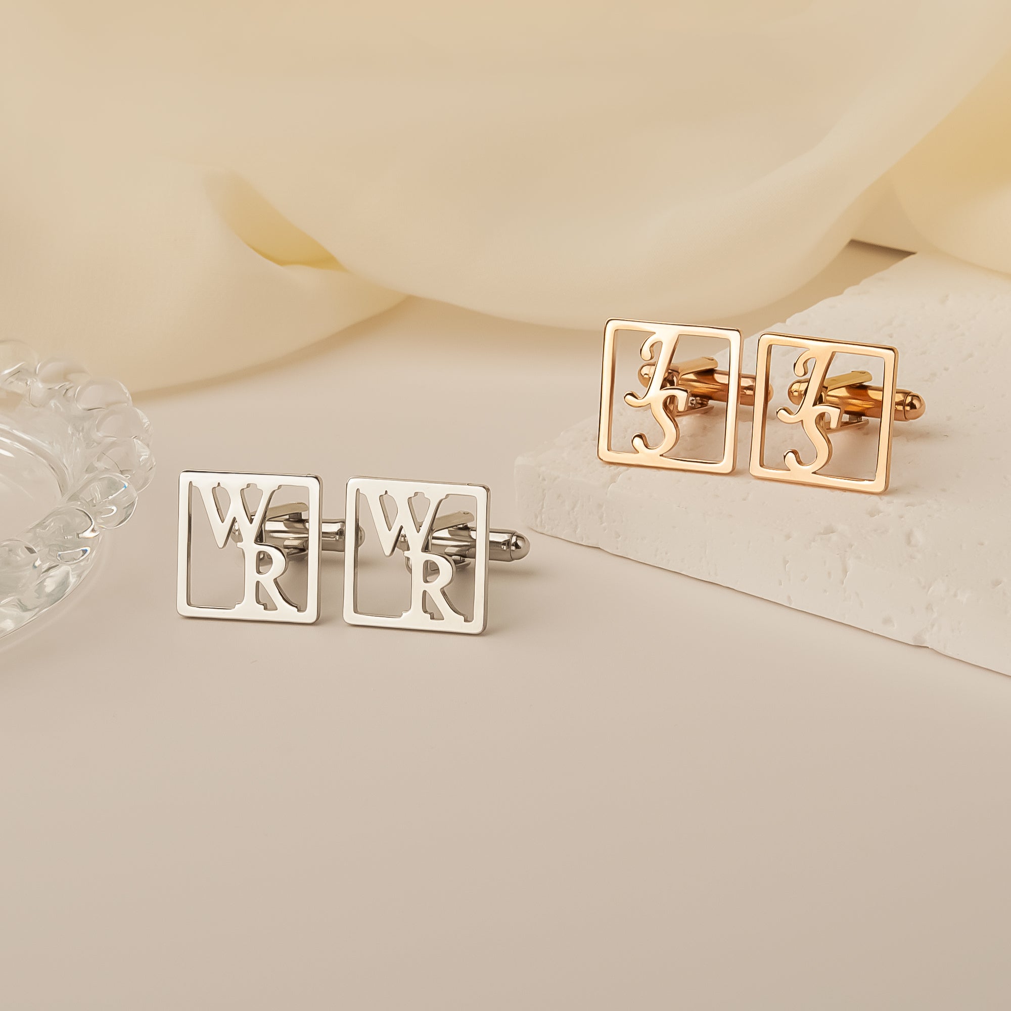 Custom Initial Cuff Links