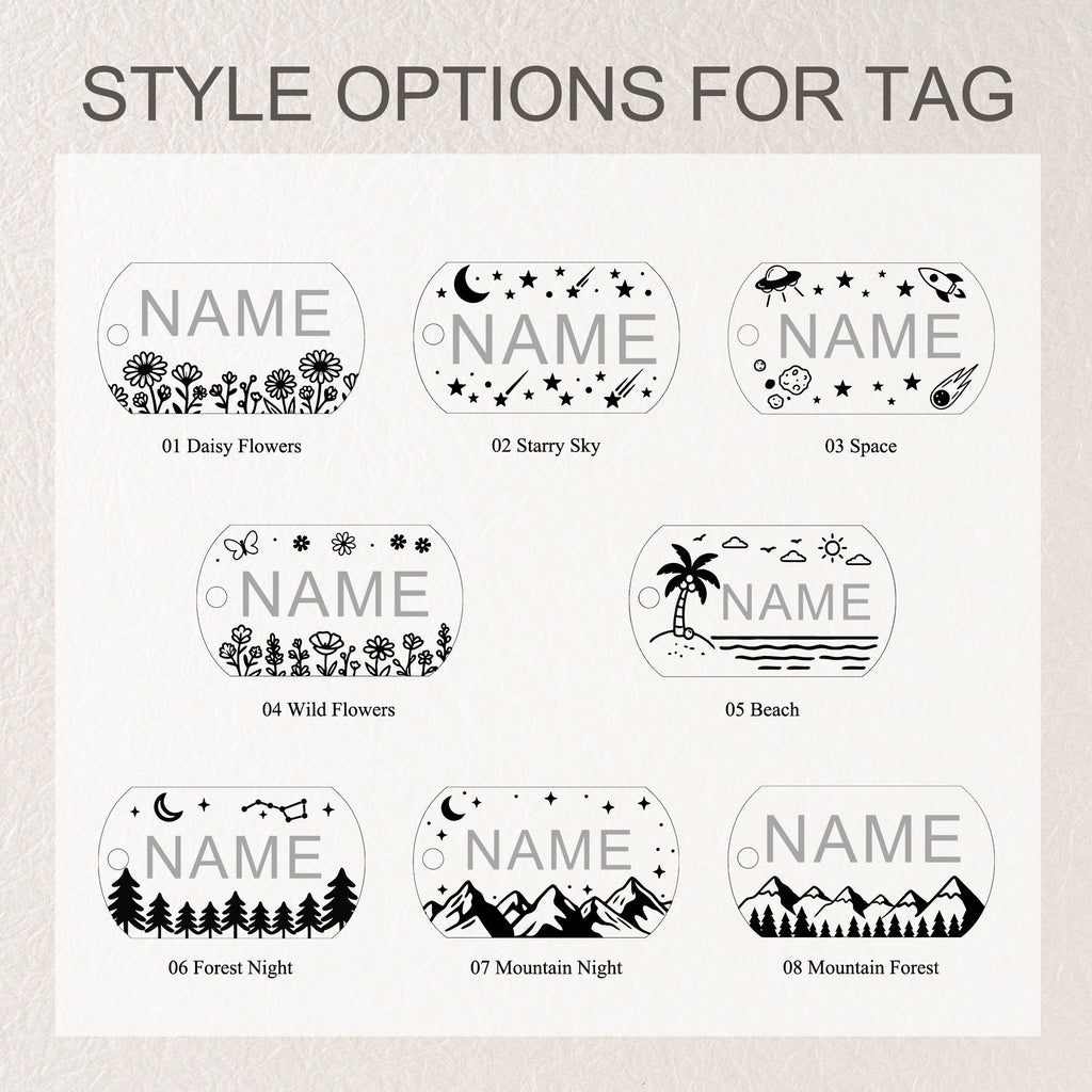 Personalized Tag Stainless Steel Pet ID Tag