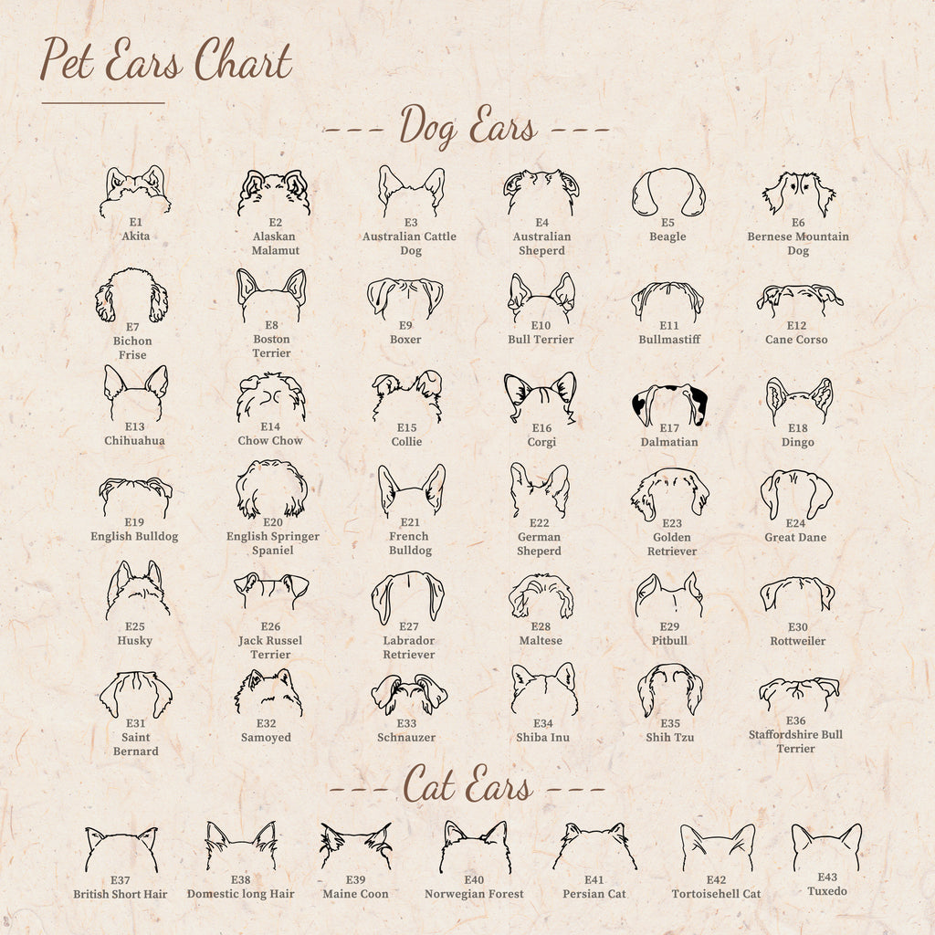 Personalized Pet Ears Necklace