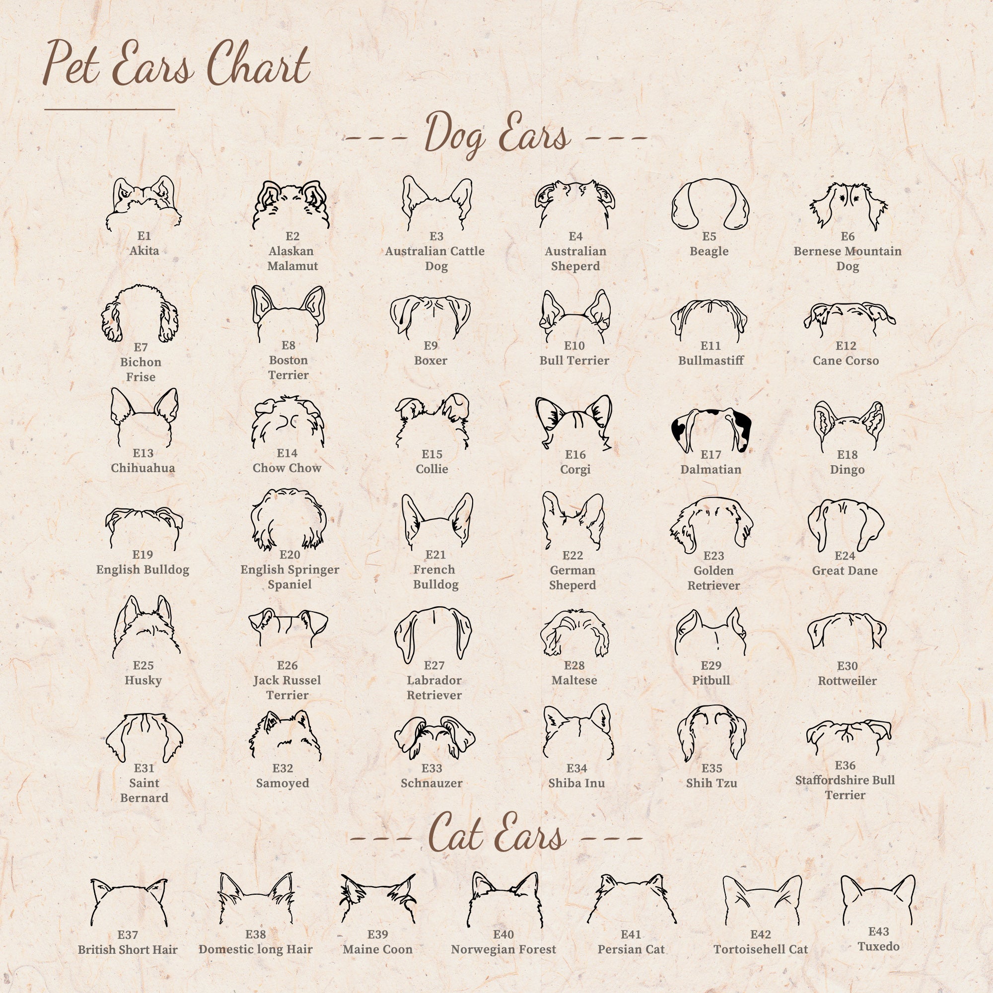 Personalized Pet Ears Necklace