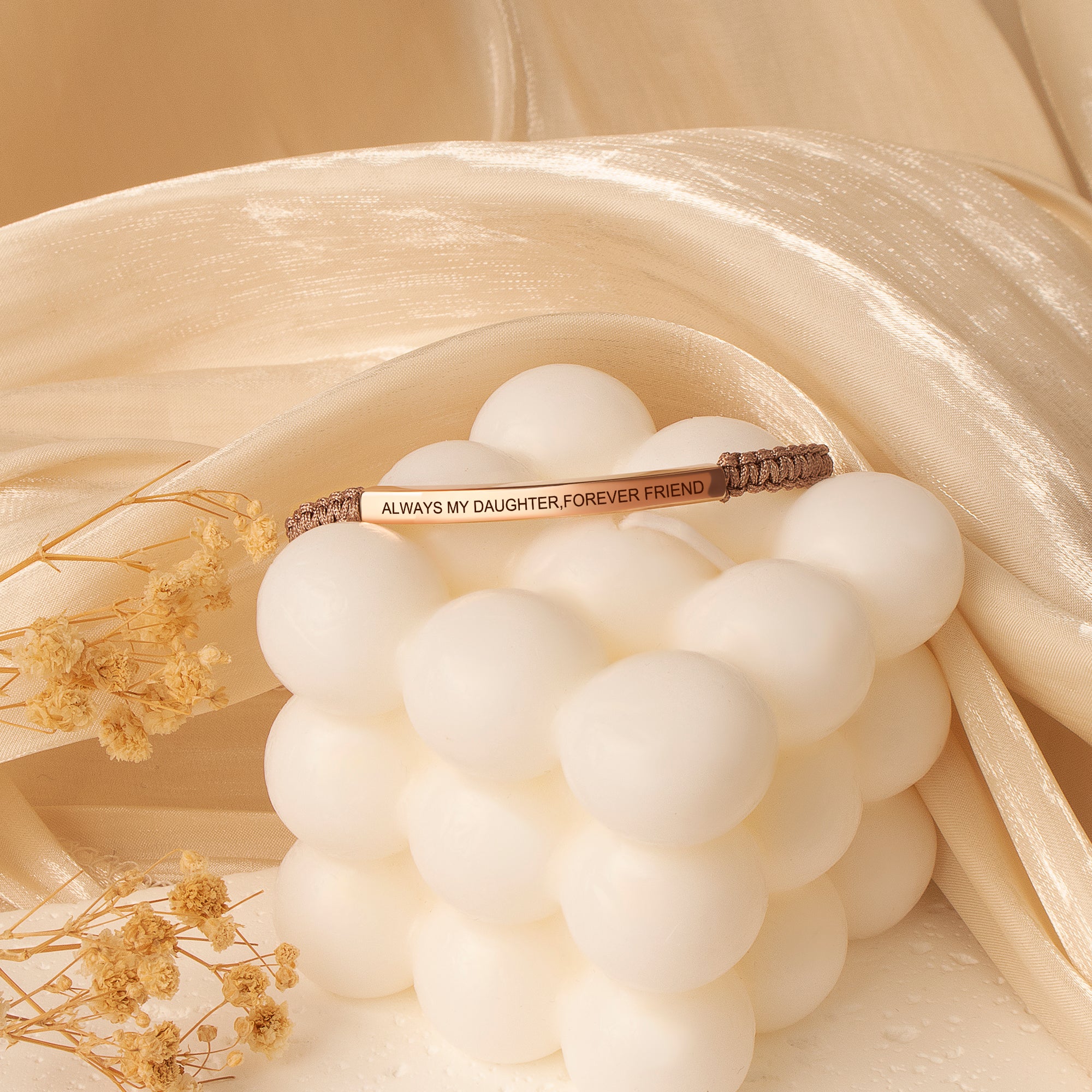 Braided Curved Tube Bracelet