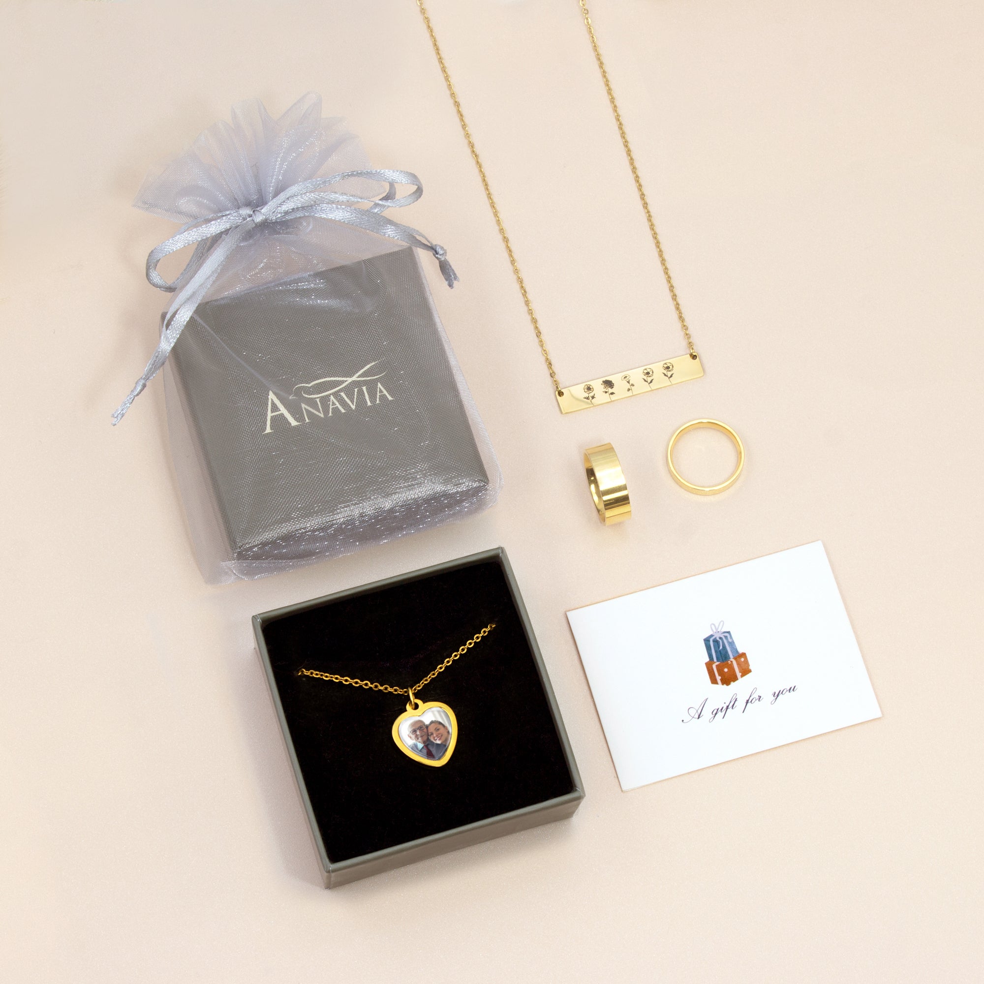 Multi-Shape Pet Photo Necklace with Glass Dome Cab
