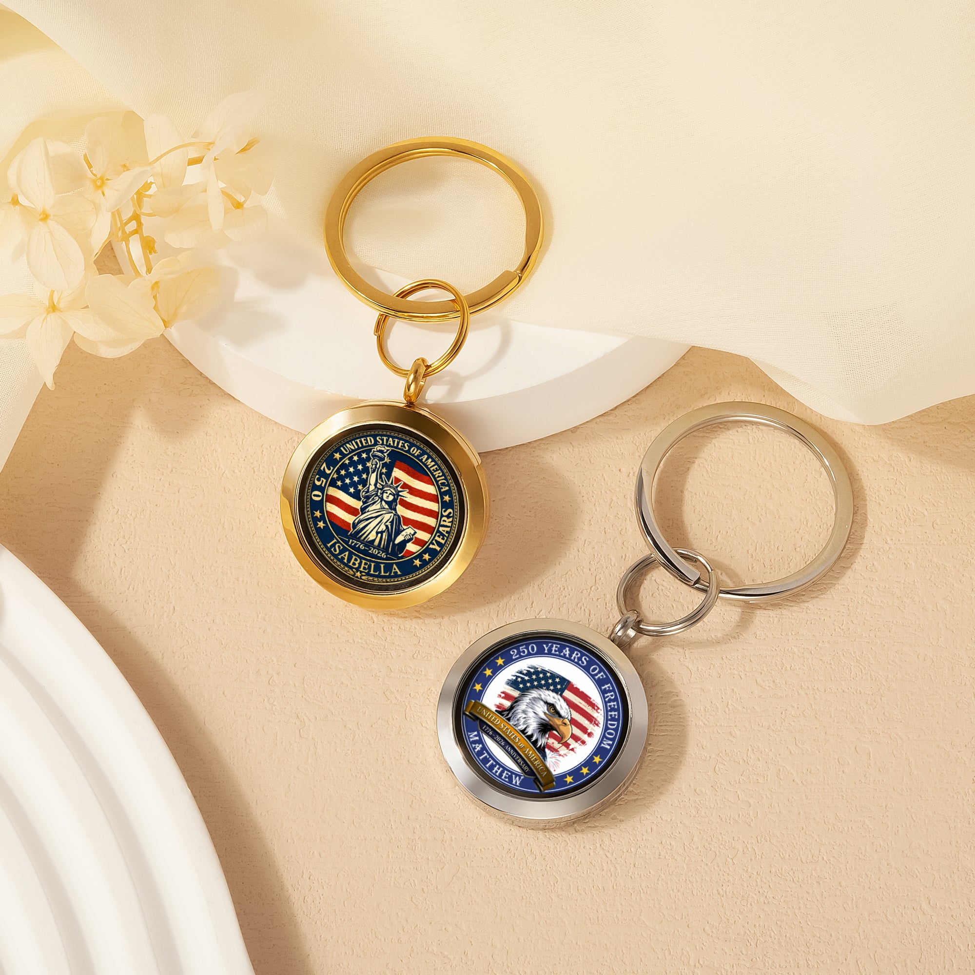 250th Anniversary Keychain