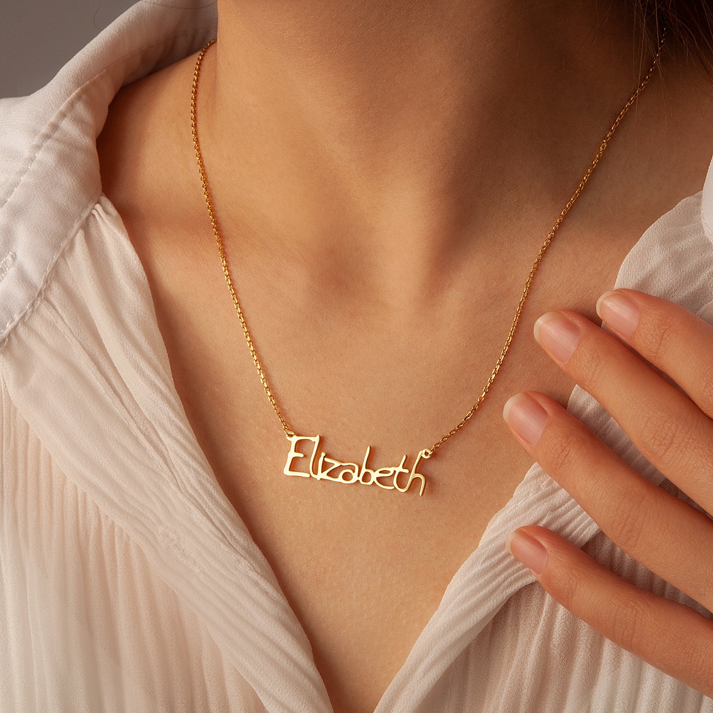 Personalized Signature Name Necklace