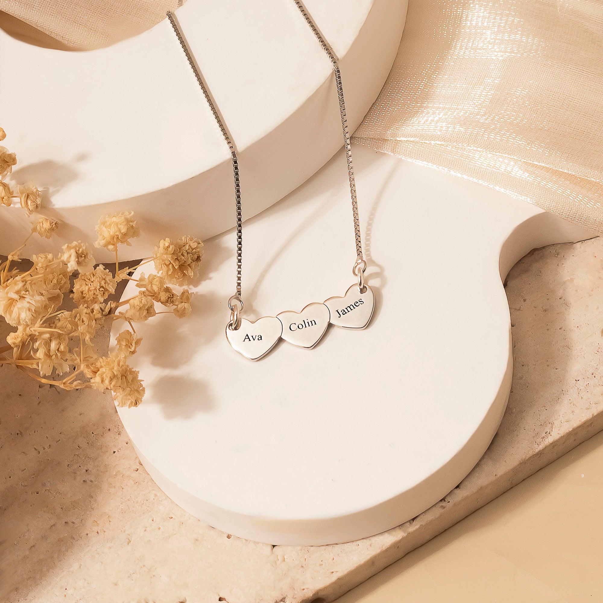 Personalized Heart Necklace