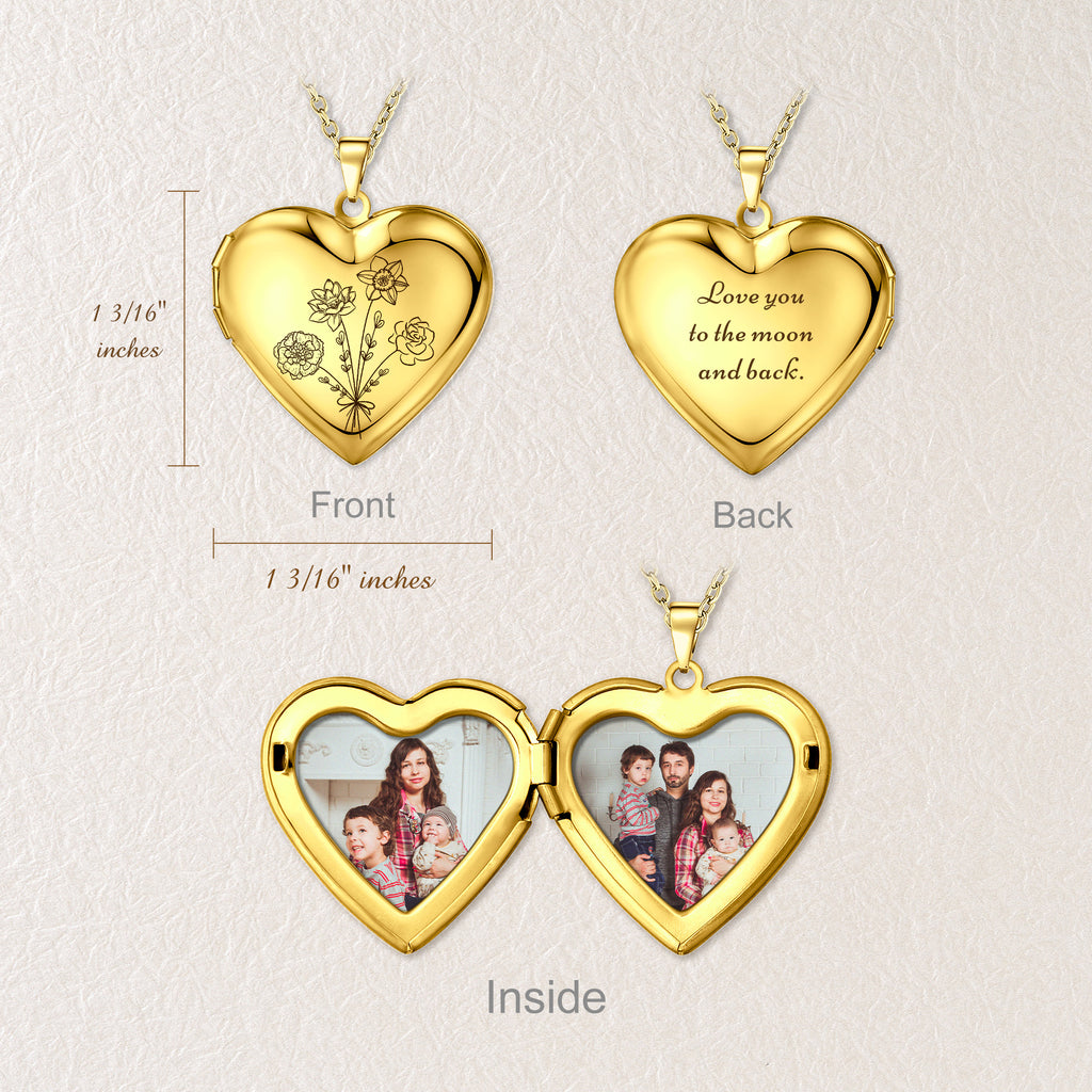 Build Your Own Bouquet Locket Necklace