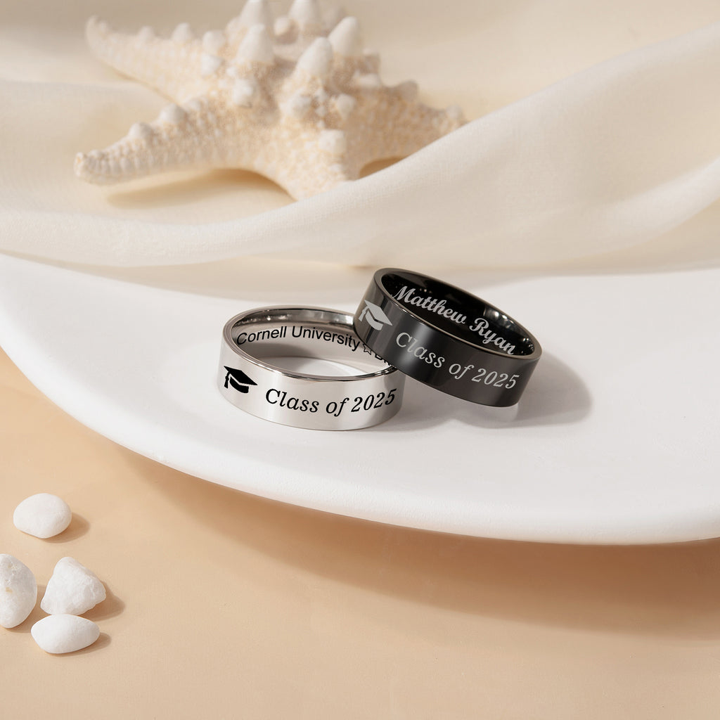 Graduation Memory Rings Custom Class of 2025 Graduation Ring Personalized Senior Gift – Anavia ...