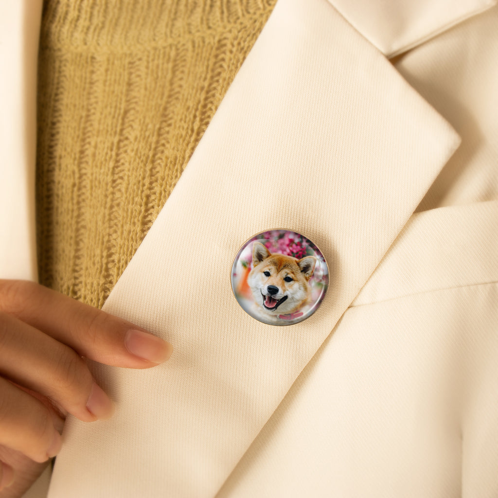 Custom Round Photo Pin