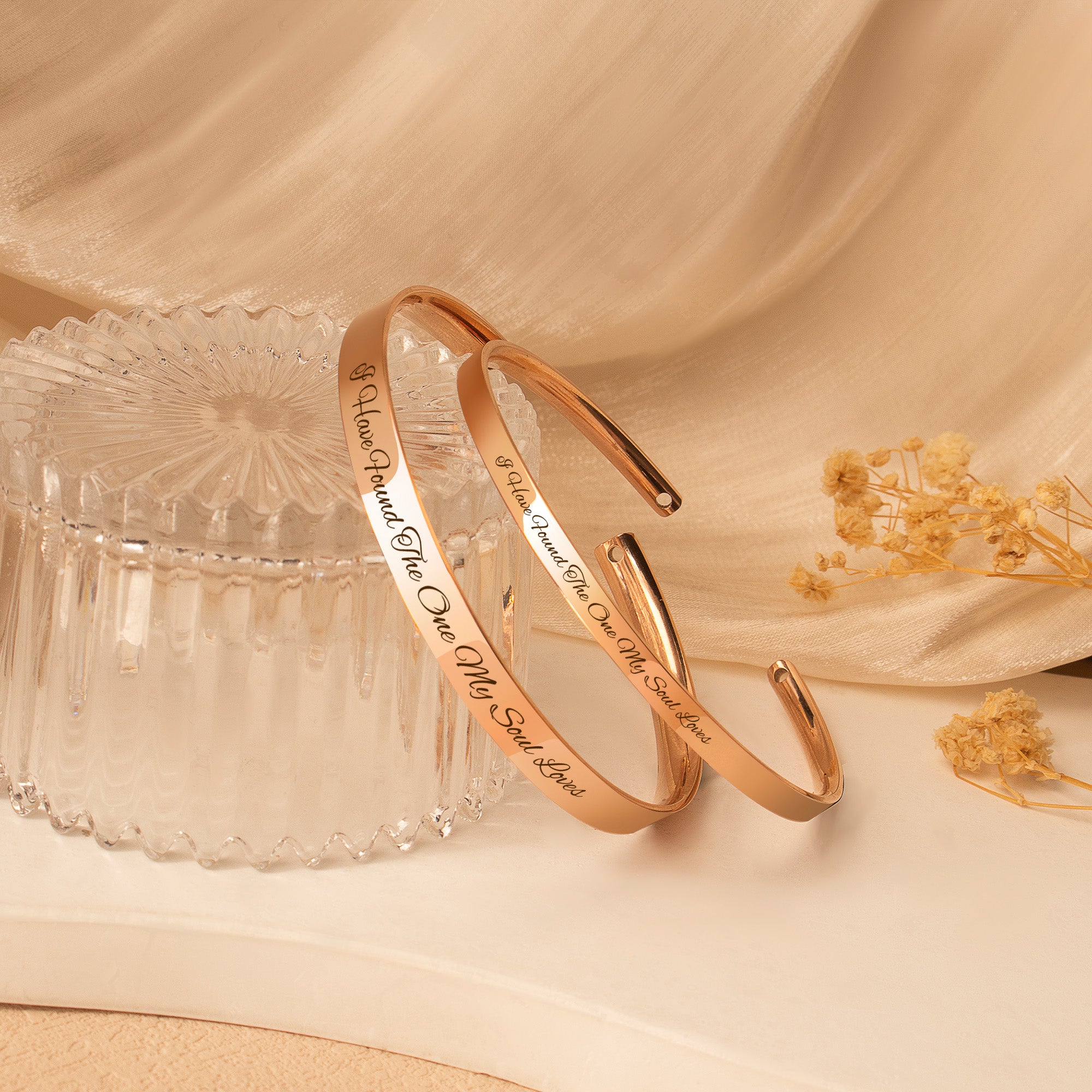 Custom Matching Cuff Bangle Set