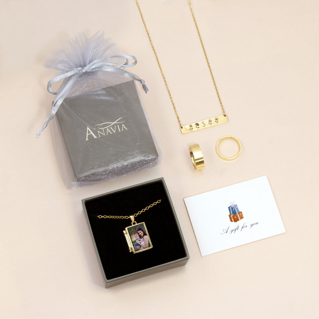 Photo Locket Book-Style Necklace