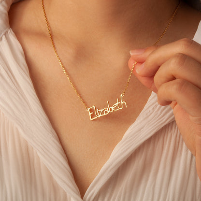 Personalized Signature Name Necklace