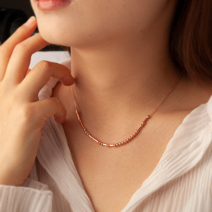 Custom Morse Code Sterling Silver Necklace