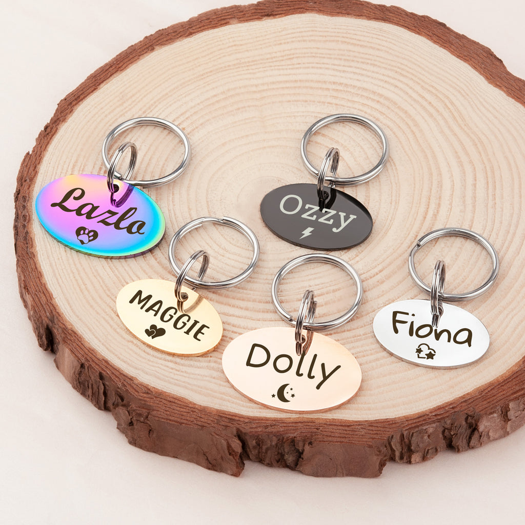 Oval Pet ID Dog Tag