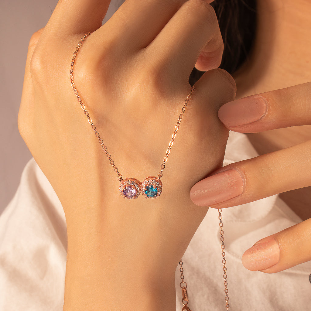 Sparkling Birthstone Necklace