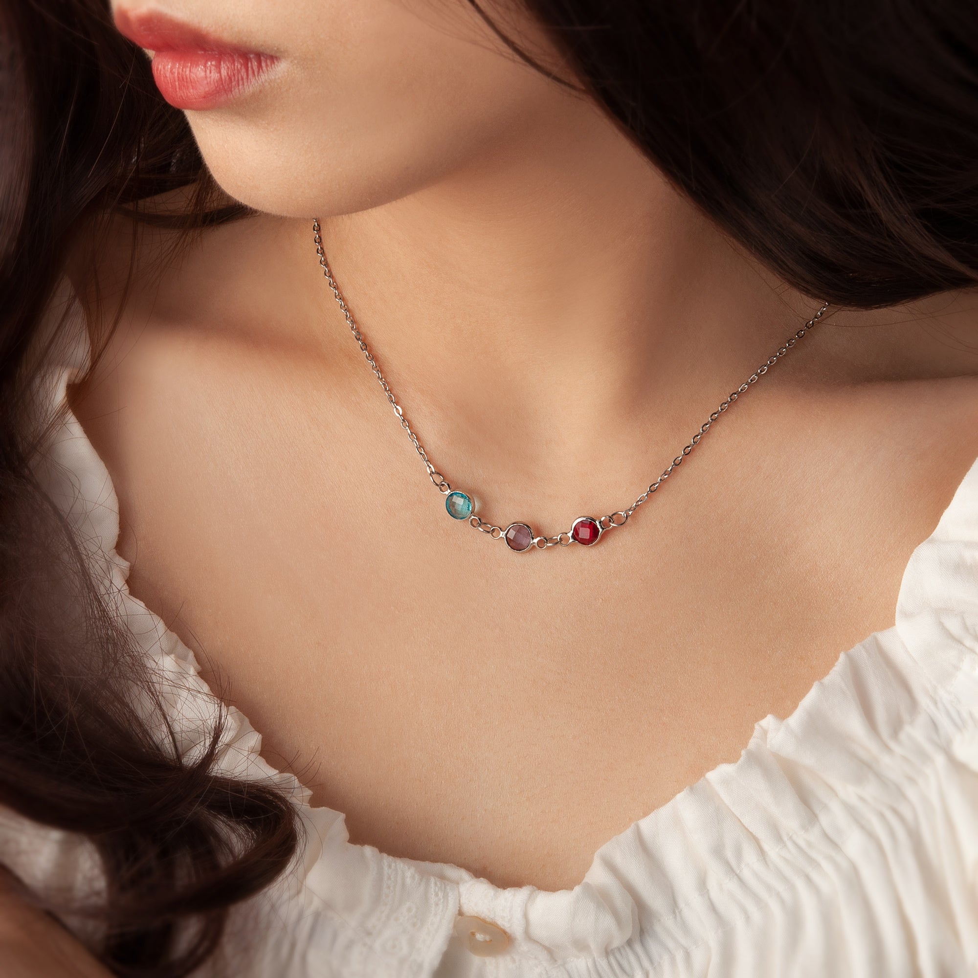 Birthstone Connecter Necklace