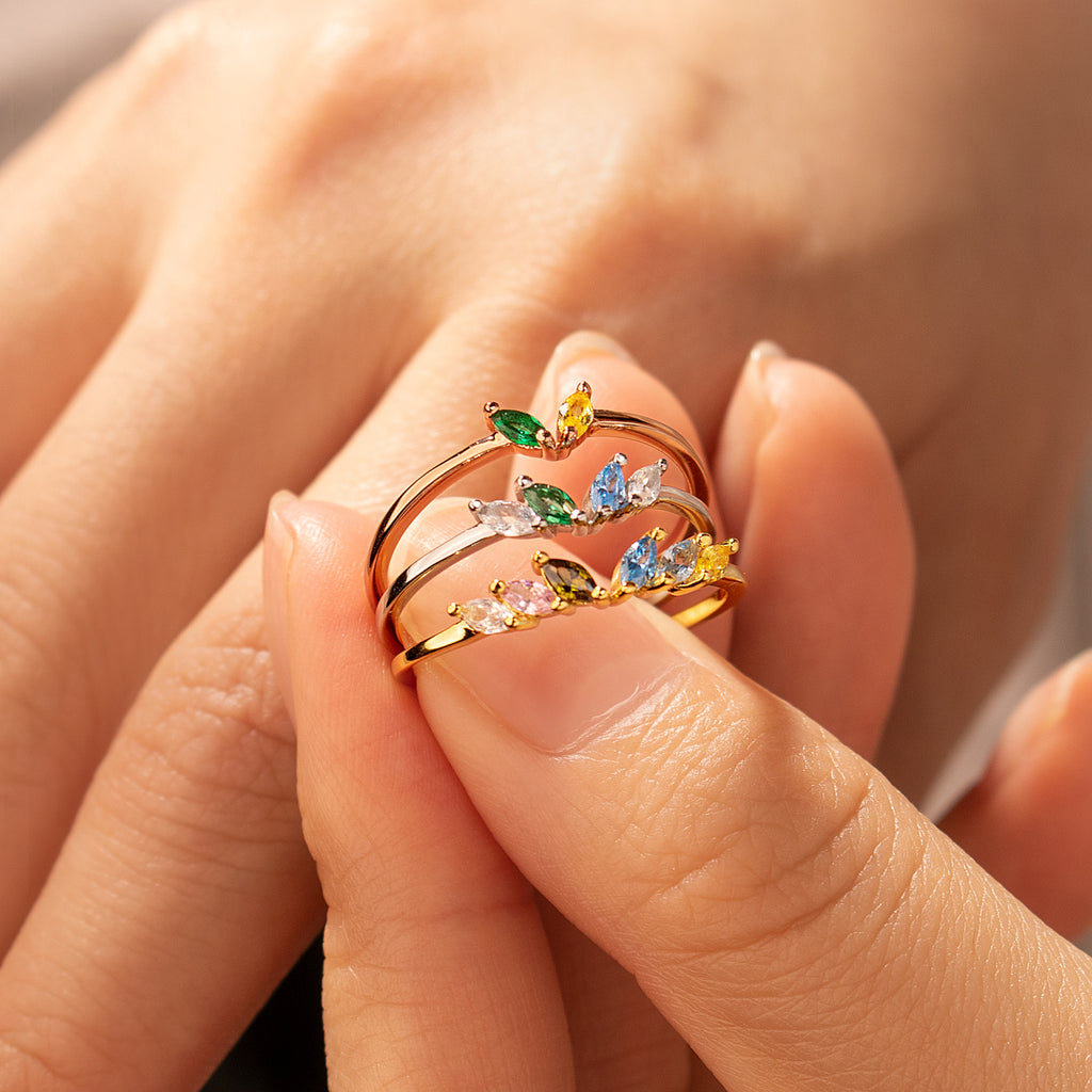 Marquise Birthstone Ring