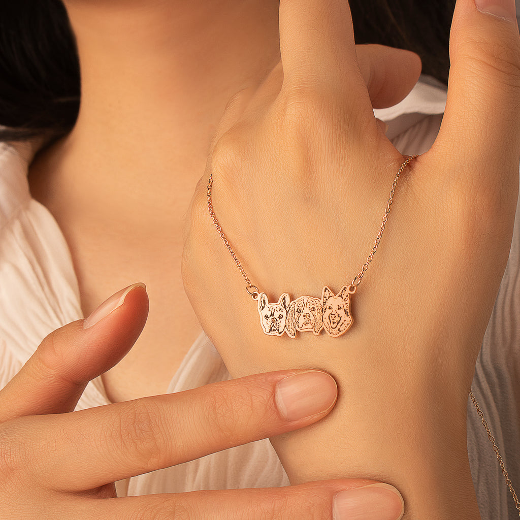 Pet Portrait Necklace