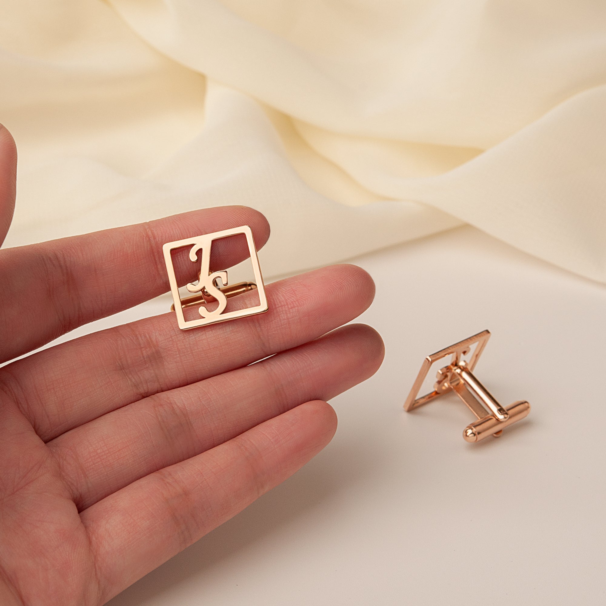 Custom Initial Cuff Links