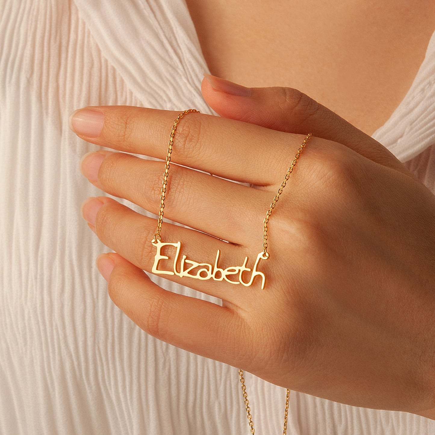 Personalized Signature Name Necklace