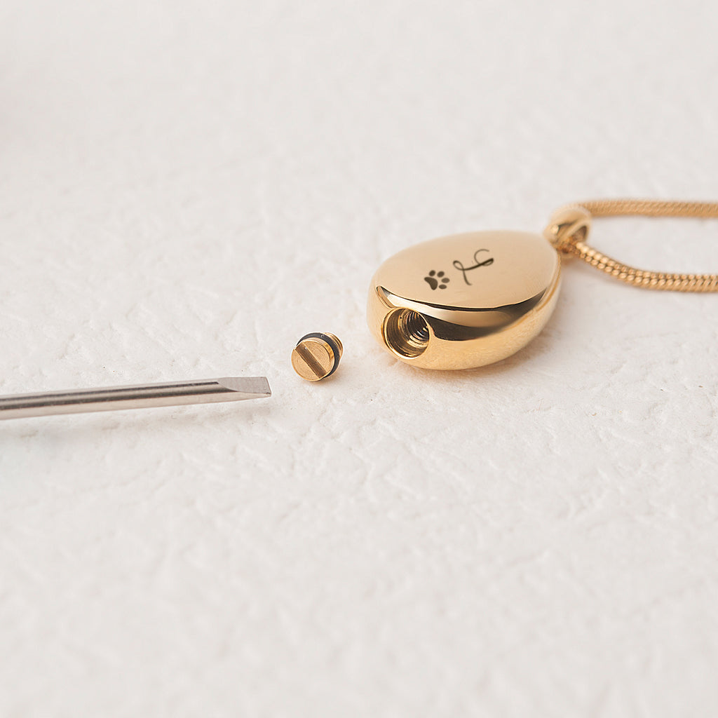 Teardrop Memorial Necklace