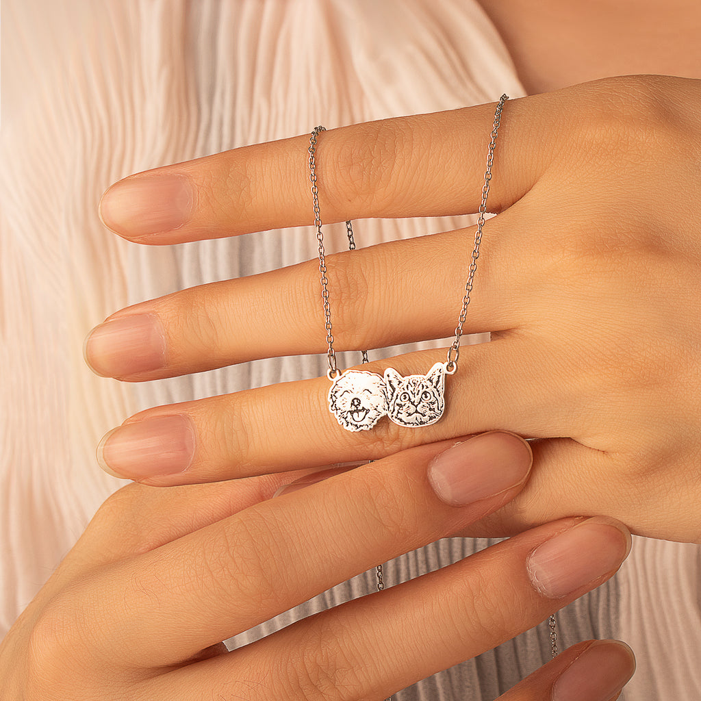 Pet Portrait Necklace